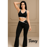 Set Deportivo Negro Fancy – Elegancia & Fit en Cada Movimiento