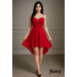 Vestido de Gala “Royal Elegance” – Diseño Asimétrico y Caída Premium