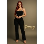 Jeans Negro con Brillo – Corte Semi Bata | Elegantes, Cómodos y Moldeadores